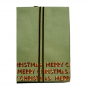 Preview: Gift wrap, gift bag, Merry Christmas green, embossed Merry Christmas cooper,